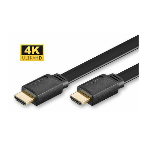 Cable MicroConnect HDMI de Alta Velocidad con Ethernet - 1 m Plano