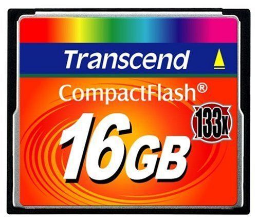Transcend - Carte mémoire Compact Flash 133X, Type I - 16 Go