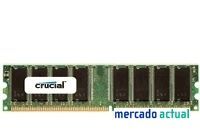 Crucial - DDR - module - 512 Mo - DIMM 184 broches - 400 MHz / PC3200 - CL3 - 2.6 V - mémoire sans tampon - non ECC - pour ABIT SG-80; Gigabyte GA-8IPE1000-G