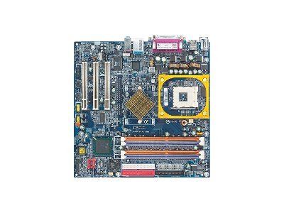Gigabyte GA-8I865GVMK - Carte-mère - micro ATX - Socket 478 - i865GV Chipset - LAN - carte graphique embarquée - audio 6 canaux