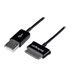 StarTech.com Câble USB OTG Samsung Galaxy Tab de 1 m - Adaptateur OTG USB Type A male - Noir - Câble de chargement / de données - USB mâle pour connecteur à 30 broches de station d'accueil Samsung mâle - 1 m - blindé - noir - pour Samsung Galaxy...