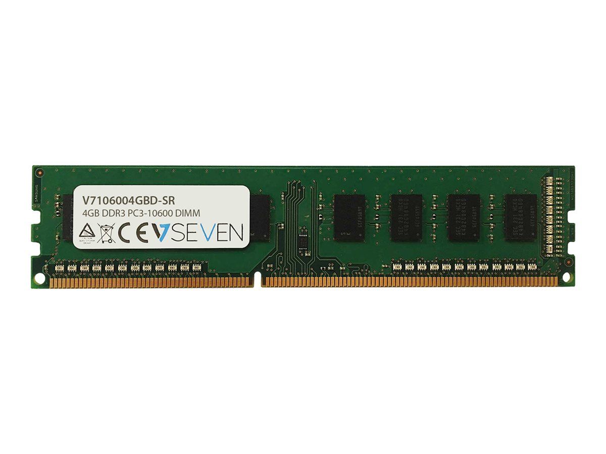 V7 - DDR3 - module - 4 Go - DIMM 240 broches - 1333 MHz / PC3-10600 - CL9 - mémoire sans tampon - non ECC
