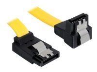 DeLOCK 0.7m SATA M/M câble SATA 0,7 m Jaune