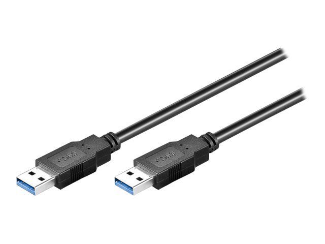goobay - Câble USB - USB type A (M) pour USB type A (M) - USB 3.0 - 1 m - noir