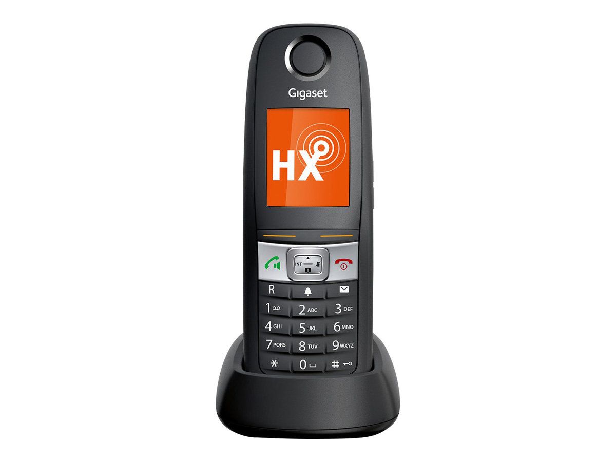 Gigaset E630HX - Extension du combiné sans fil avec ID d'appelant - DECTGAP - SIP, RTP - noir