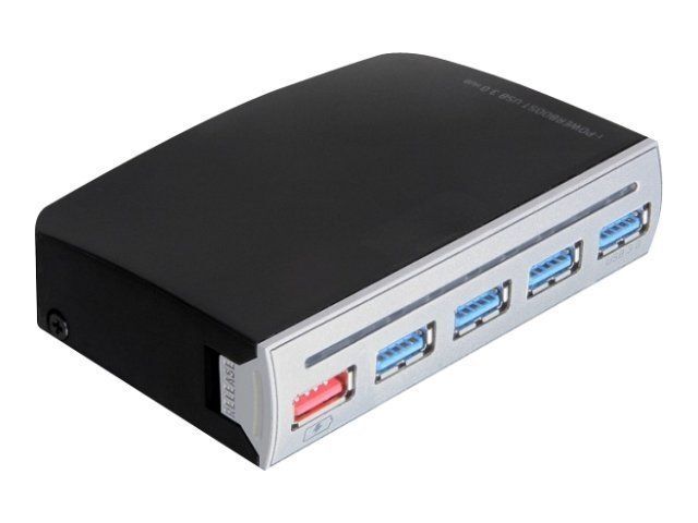 Delock 4 port USB 3.0 Hub - Concentrateur (hub) - 4 x SuperSpeed USB 3.0 - de bureau