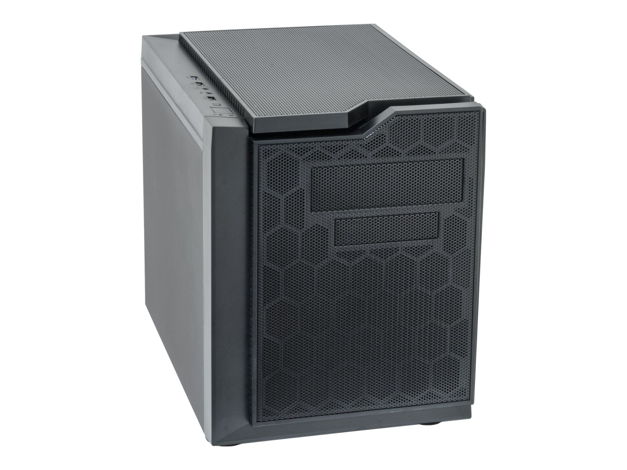 Chieftec Gaming Series - Tour - micro ATX - pas d'alimentation (ATX) - noir - USB/Audio