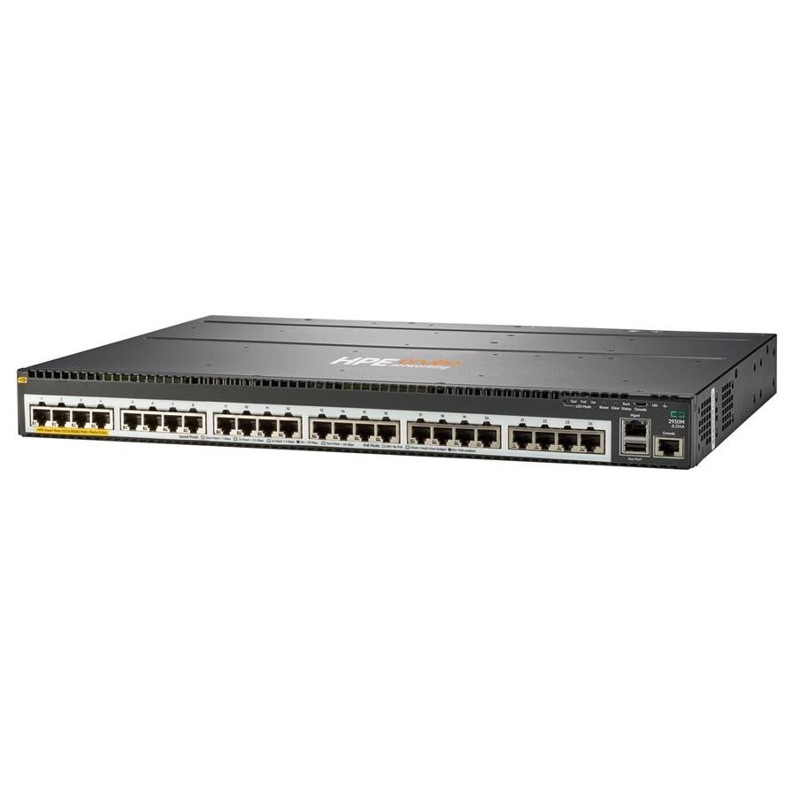 HPE Aruba 2930M 24 Smart Rate POE+ 1-Slot - Commutateur - C3 - Géré - 24 x 1/2.5/5GBase-T POE+ - Montable sur rack - PoE+ (860 W)