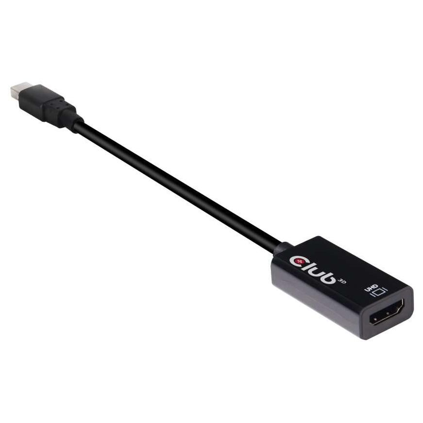 CLUB3D Mini DisplayPort 1.4 to HDMI 2.0b HDR Active Adapter