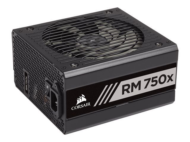 CORSAIR RMx Series RM750x - 2018 Edition - alimentation électrique (interne) - ATX12V 2.4/ EPS12V 2.92 - 80 PLUS Gold - CA 100-240 V - 750 watt - Europe