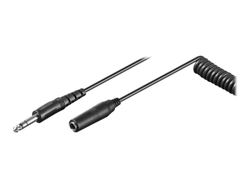 goobay AVK 116-0500 - Rallonge de câble vidéo / audio - jack stéréo femelle pour jack stéréo mâle - 5 m - blindé