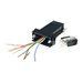 StarTech.com Adapteur Modulaire DB9 Mâle vers RJ45 Femelle Noir - DB9 à RJ45 M/F - Adaptateur série - DB-9 (M) pour RJ-45 (F) - pour StarTech.com 16 Port Enhanced RS232 Serial Console Server