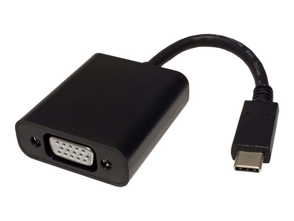 VALUE - Adaptateur vidéo externe - USB-C 3.1 - VGA - noir