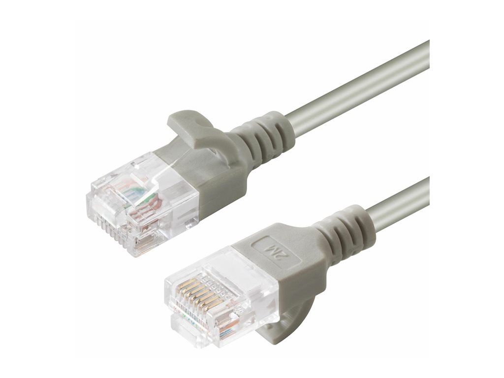 MicroConnect - Câble réseau - RJ-45 (M) pour RJ-45 (M) - 7.5 m - UTP - CAT 6 - bloqué - gris
