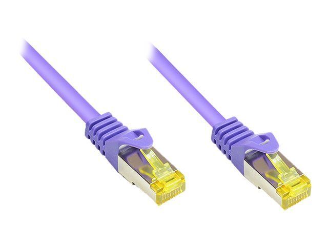 Good Connections RNS - Cordon de raccordement - RJ-45 (M) pour RJ-45 (M) - 7.5 m - SFTP, PiMF - CAT 7 - sans halogène, sans crochet - violet