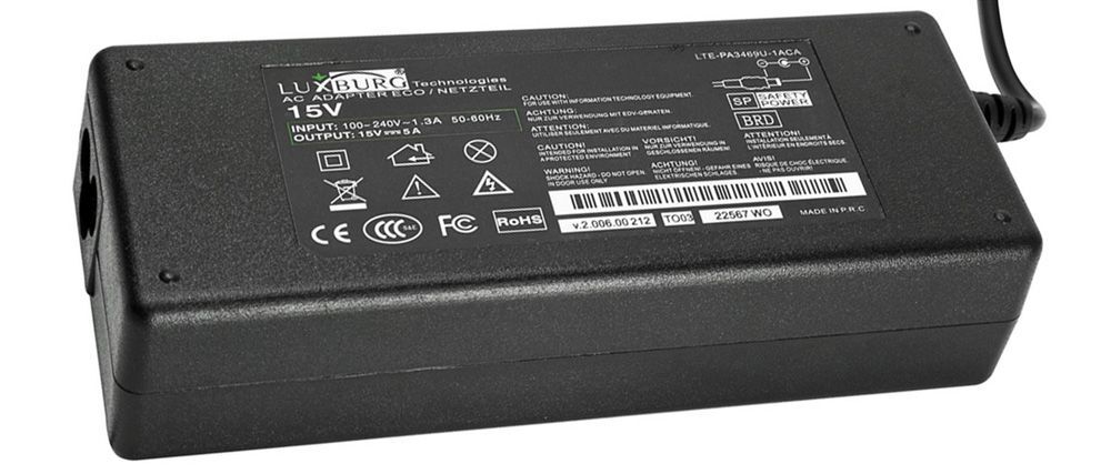 75W Original Luxburg AC Adapter Charger Toshiba Portege R500 T3400 T3600 S100