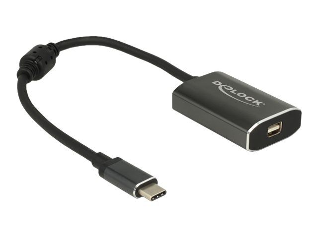 Delock - Adaptateur vidéo externe - VL100 - USB-C - Mini DisplayPort - gris foncé - Pour la vente au détail