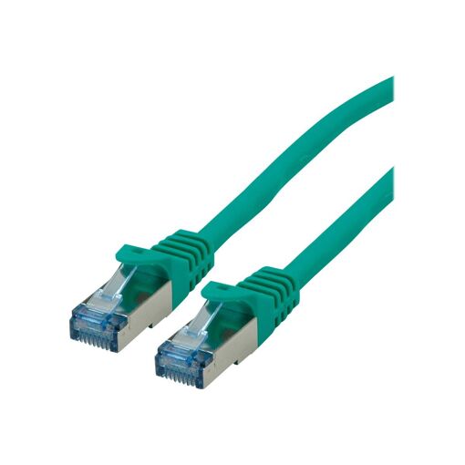 Secomp CAT 6a SFTP Green Patch Cable, 1.5m (RJ-45 Male to RJ-45 Male)