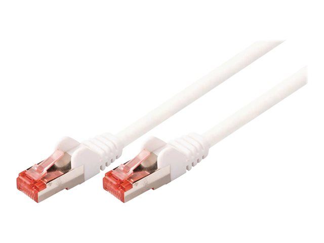 Nedis - Câble réseau - RJ-45 (M) pour RJ-45 (M) - 1 m - SFTP - CAT 6 - moulé, rond - blanc