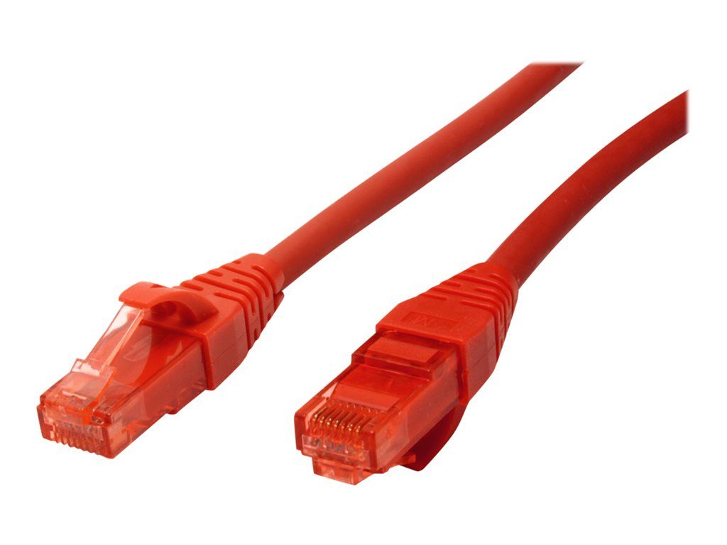 Roline - Cordon de raccordement - RJ-45 (M) pour RJ-45 (M) - 1.5 m - UTP - CAT 6 - sans halogène, moulé, bloqué - rouge