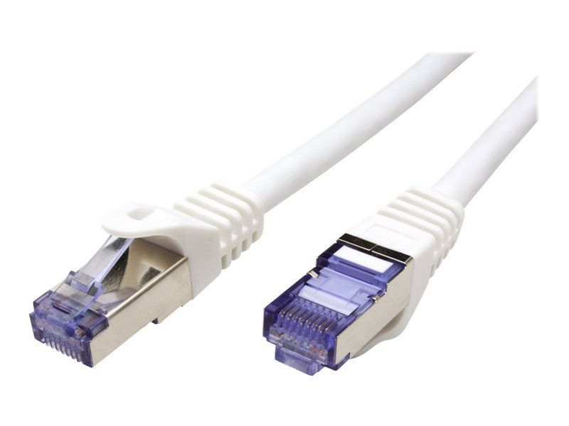 Roline - Cordon de raccordement - RJ-45 (M) pour RJ-45 (M) - 2 m - SFTP - CAT 6a - blanc