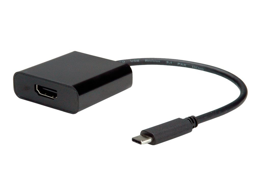 VALUE - Adaptateur vidéo externe - USB-C 3.1 - HDMI - noir