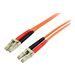 StarTech.com Câble patch à fibre optique duplex 62,5/125 multimode LC - LC - LSZH - 1 m - Câble réseau - LC multi-mode (M) pour LC multi-mode (M) - 1 m - 1 m - fibre optique - duplex - 62,5 / 125 microns - colonne montante - orange
