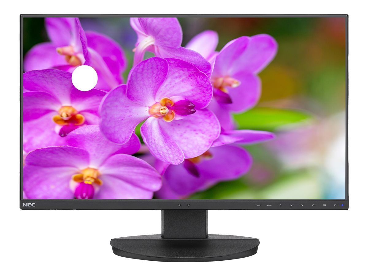 NEC MultiSync EA241F-BK - Écran LED - 24" (23.8" visualisable) - 1920 x 1080 Full HD (1080p) - IPS - 250 cd/m² - 1000:1 - 5 ms - HDMI, DVI-D, DisplayPort - haut-parleurs - noir