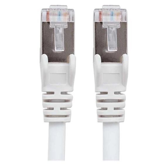 Intellinet Network Patch Cable, Cat6, 0.5m, White, Copper, S/FTP, LSOH / LSZH, PVC, RJ45, Gold Plated Contacts, Snagless, Booted, Lifetime Warranty, Polybag - Cordon de raccordement - RJ-45 (M) pour RJ-45 (M) - 50 cm - SFTP, PiMF - CAT 6 - sans...