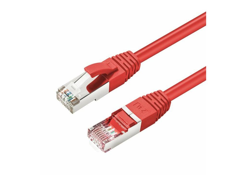 MicroConnect - Câble réseau - RJ-45 (M) pour RJ-45 (M) - 20 m - SFTP, PiMF - CAT 6 - sans halogène, bloqué - rouge