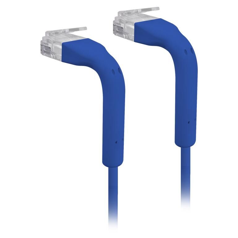Ubiquiti UniFi - Cordon de raccordement - RJ-45 (M) pour RJ-45 (M) - 3 mm - CAT 6 - démarré - bleu