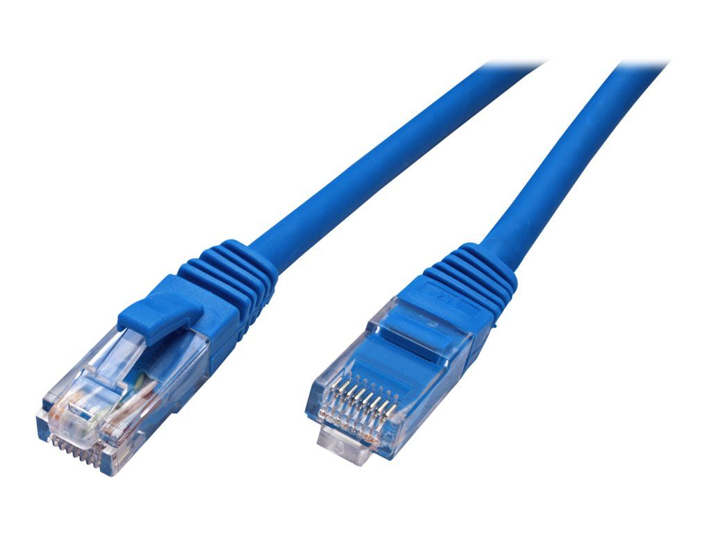 VALUE - Cordon de raccordement - RJ-45 (M) pour RJ-45 (M) - 50 cm - UTP - CAT 6 - sans halogène, bloqué - bleu