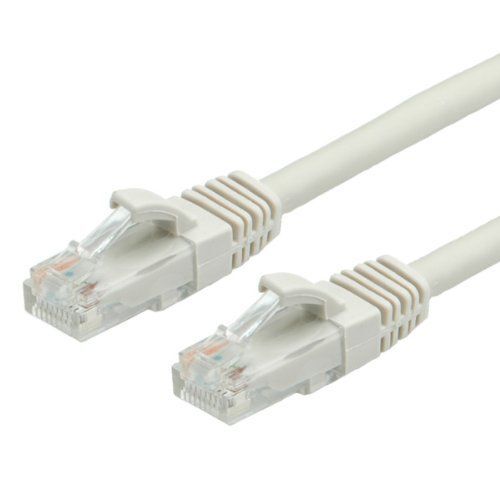 VALUE - Cordon de raccordement - RJ-45 (M) pour RJ-45 (M) - 7 m - UTP - CAT 6 - sans halogène, moulé, solide - gris