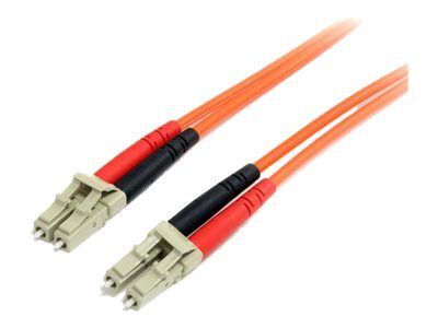 StarTech.com Câble patch à fibre optique duplex 62,5/125 multimode 5 m LC - LC - Cordon de raccordement - LC multi-mode (M) pour LC multi-mode (M) - 5 m - 5 m - fibre optique - duplex - 62,5 / 125 microns - orange