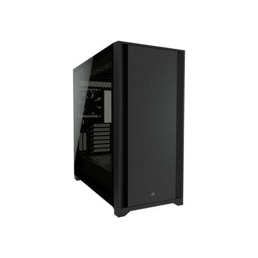Corsair 5000D - Caja de servidor mediana ATX - Panel lateral de vidrio templado - Sin fuente de alimentación - Negro - USB/Audio