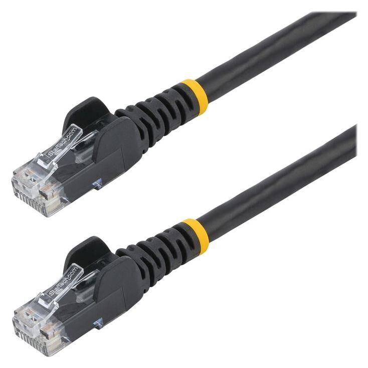 StarTech.com Câble Ethernet CAT6 2m - LSZH (Low Smoke Zero Halogen) - Cordon RJ45 UTP Anti-accrochage 10 GbE LAN - Câble Réseau Internet 650MHz 100W PoE - Noir - Snagless - 24AWG (N6LPATCH2MBK) - Cordon de raccordement - RJ-45 (M) pour RJ-45 (M)...