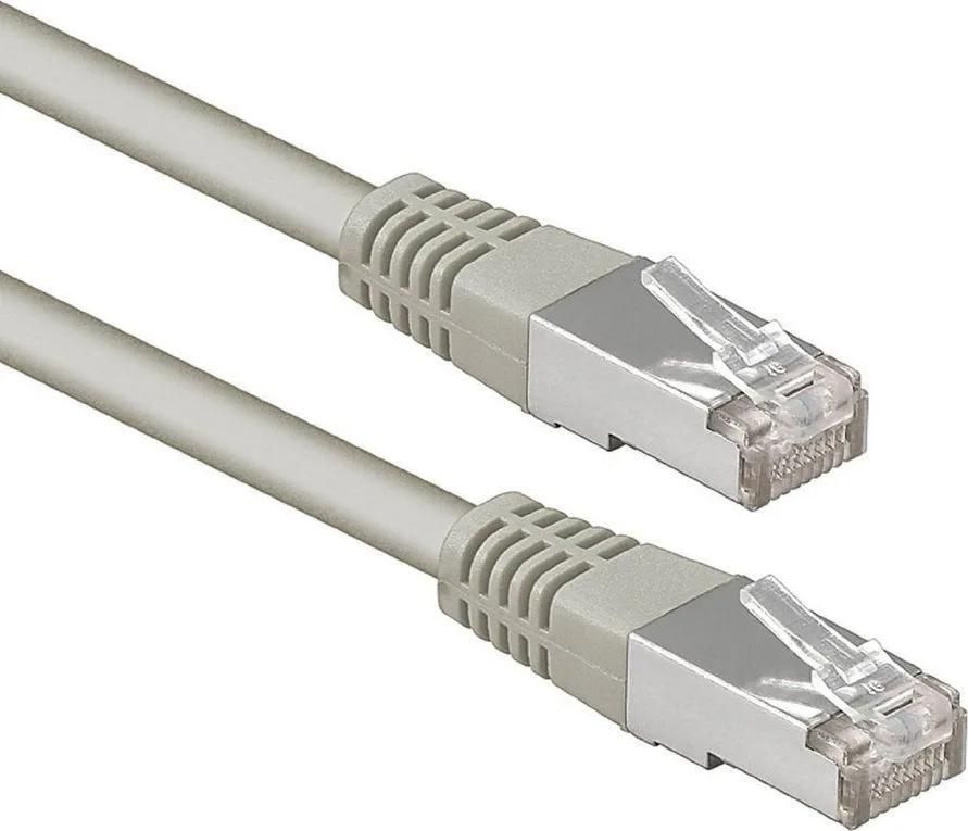 Câble Réseau Ethernet-RJ45 Cat 6 FTP Lineaire 20 m Gris
