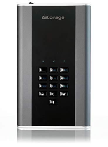 iStorage Disque dur externe diskAshur DT2 2 TB Disque Dur de Bureau Portable crypté sécurisé. FIPS Niveau 3 Certified Mot de Passe protégé, résistant à la