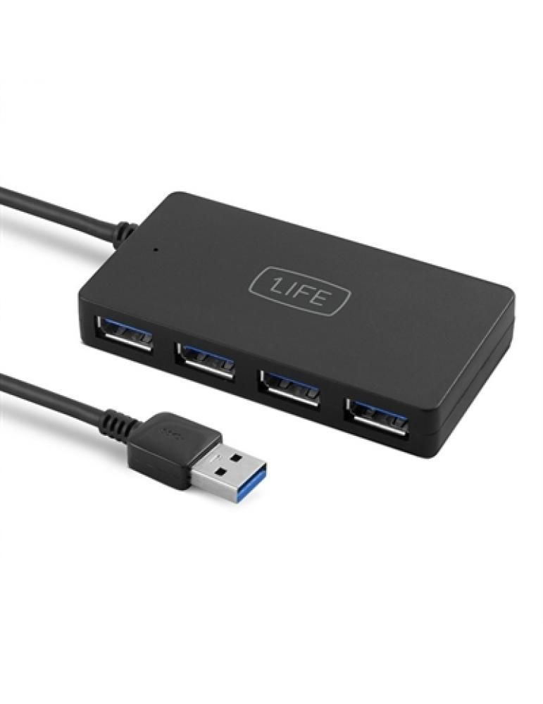 1LIFE HUB USB 3.0 con 4 puertos