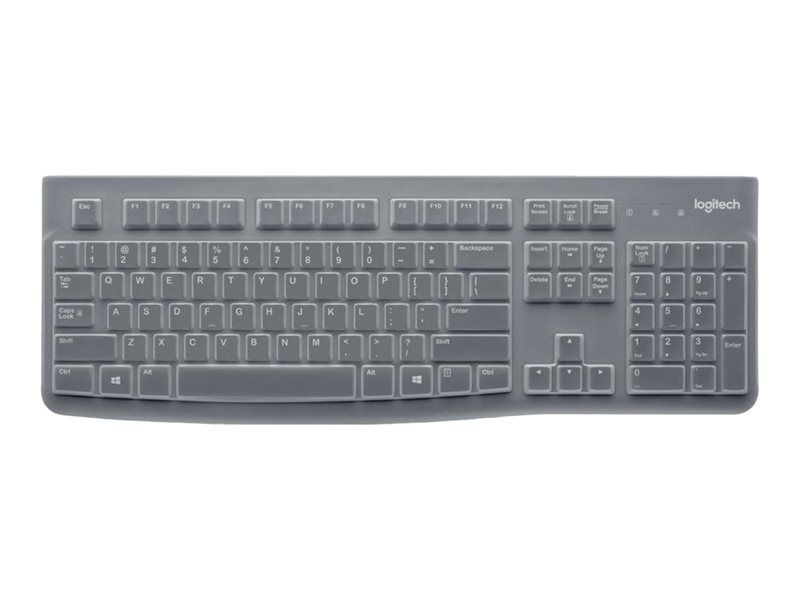 Logitech K120 - Clavier (couvercle en silicone) - USB - Français