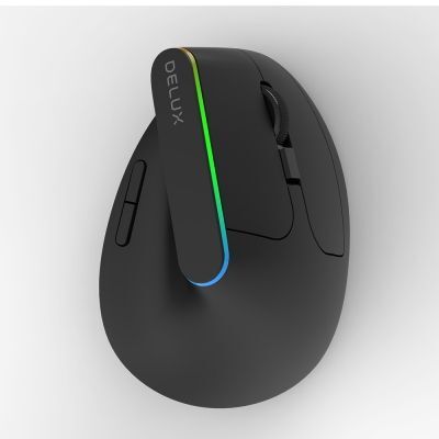 Souris Sans Fil Optique RGB M618DB-RGB-BK Delux
