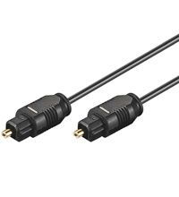 Goobay AVK 216-050 0.5m 2.2mm câble audio 0,5 m Toslink Noir