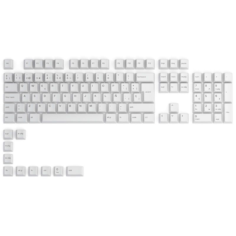 Glorious Pc Gaming Race Gpbt Keycaps - 115 Pbt Tastenkappen, Iso, Es-