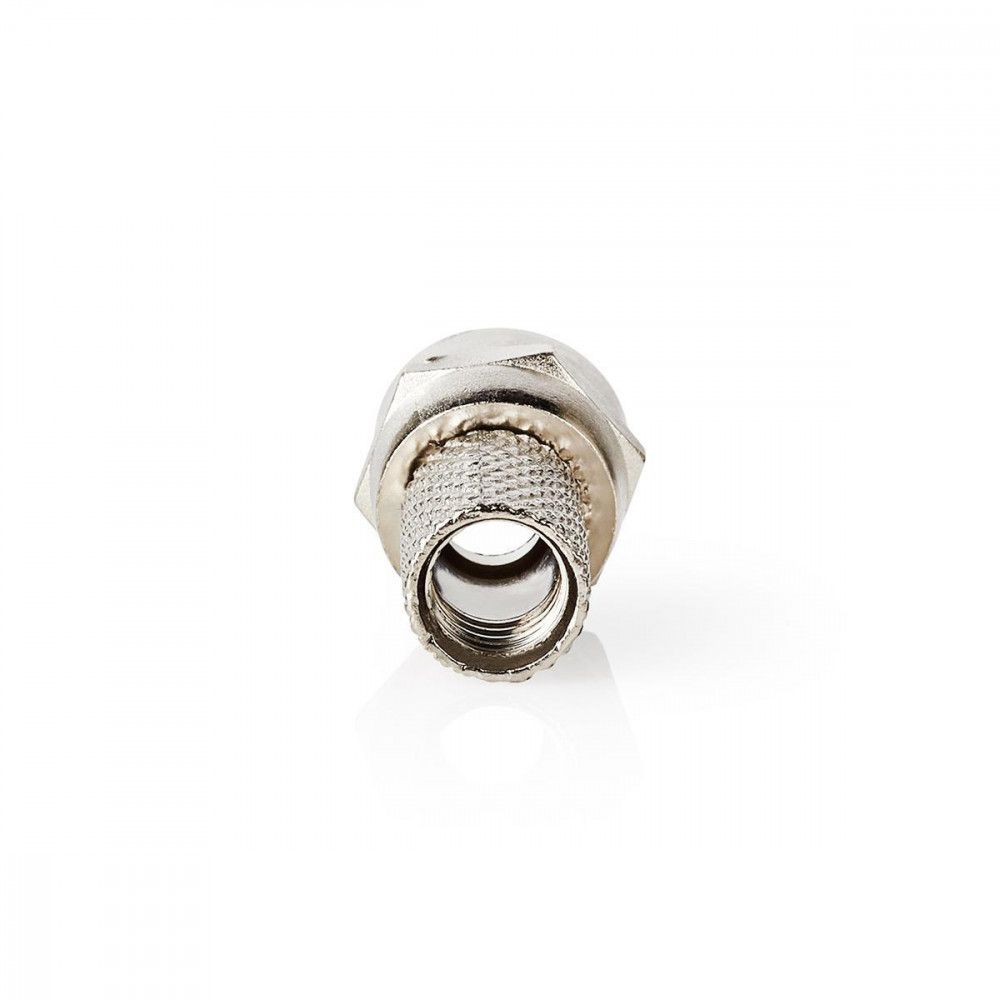 Connecteur F  Homme  Compatible avec les Câbles Coaxiaux de 7,4 mm  25 pièces  Métal