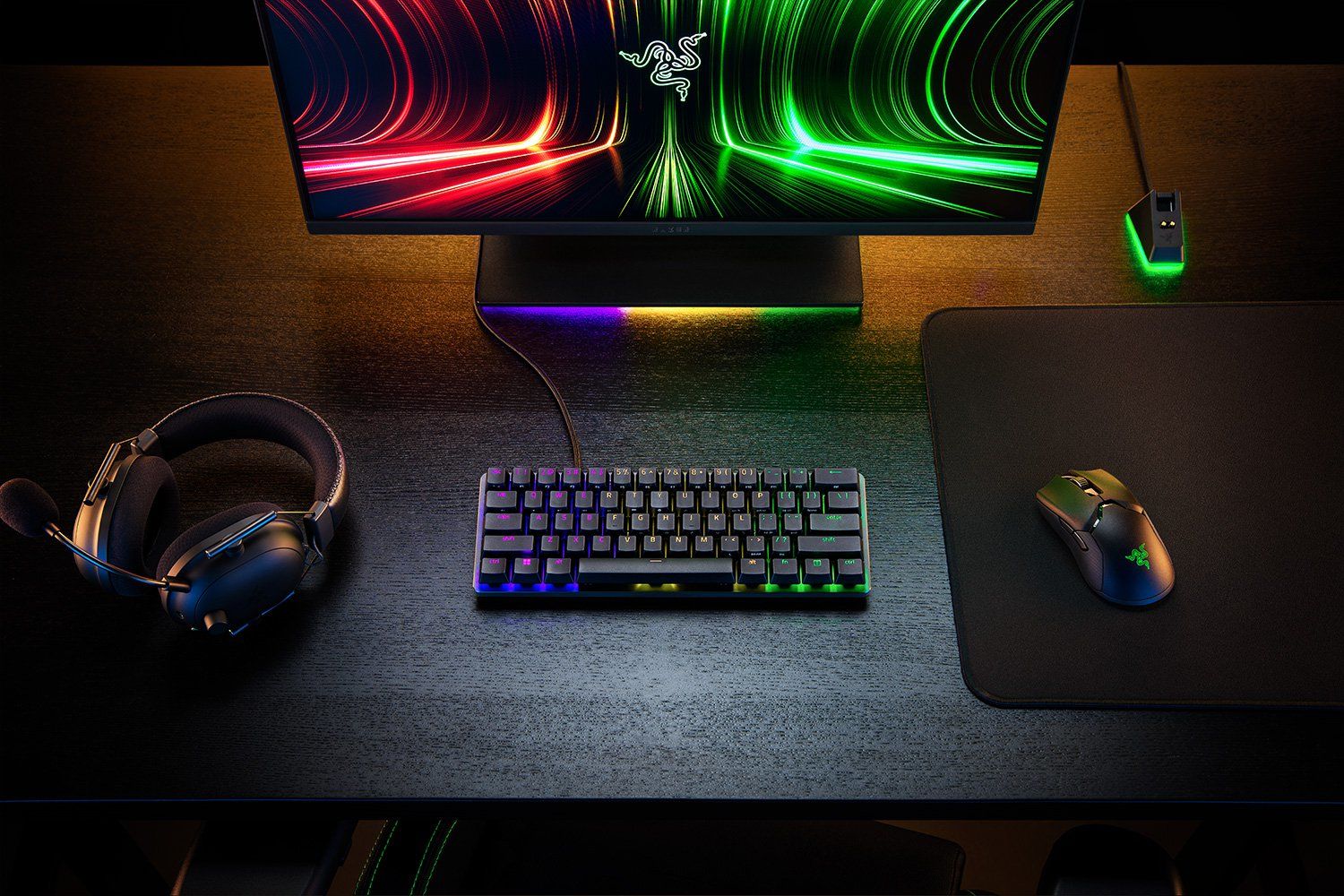 Razer Huntsman Mini clavier Gaming USB QWERTZ Allemand Noir