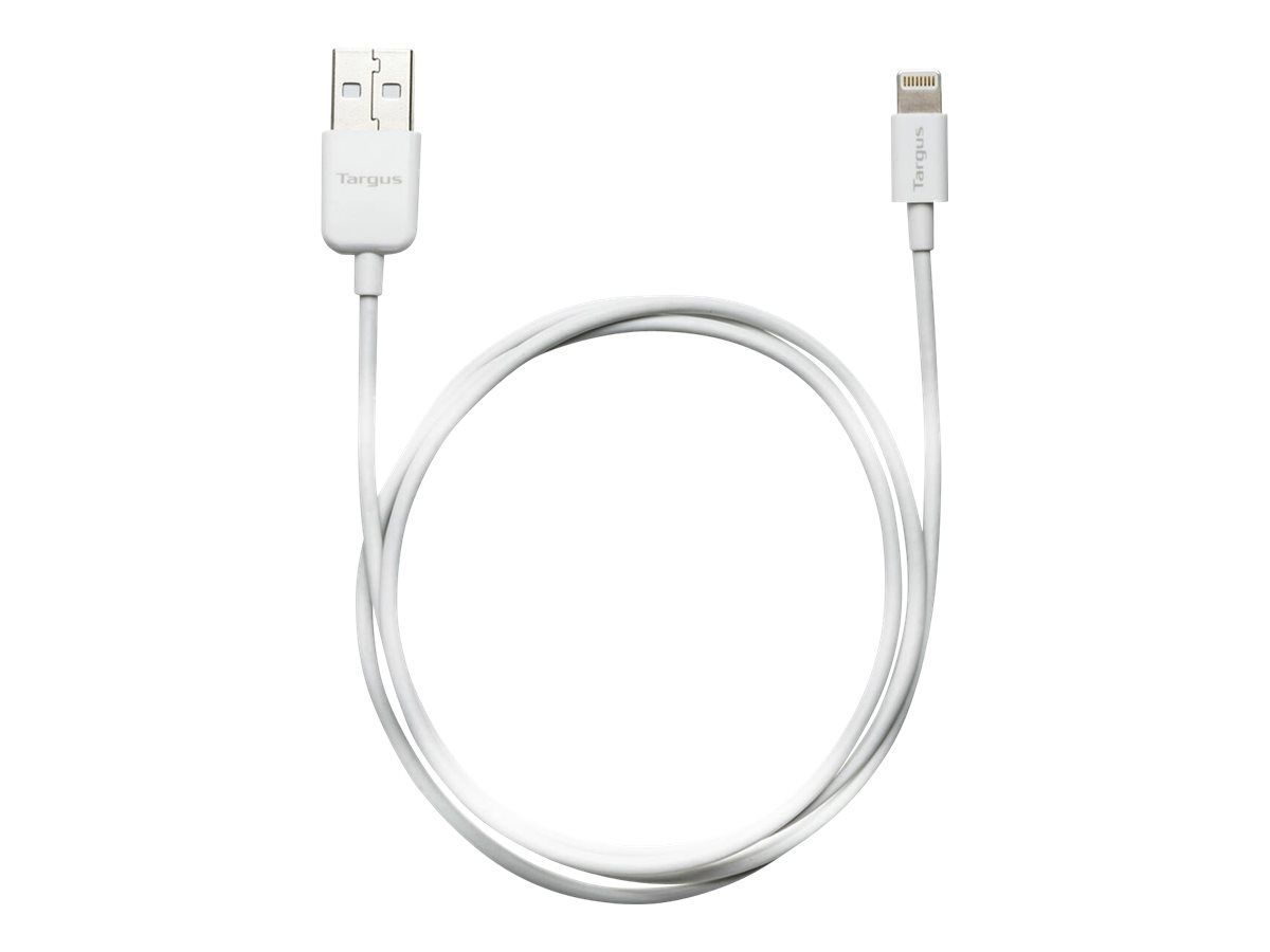 Targus - Câble Lightning - Lightning mâle pour USB mâle - 1 m - blanc