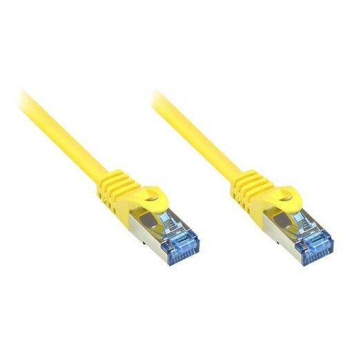 Câble ALCASA Cat6a 3m, RJ-45 (M) vers RJ-45 (M), Jaune
