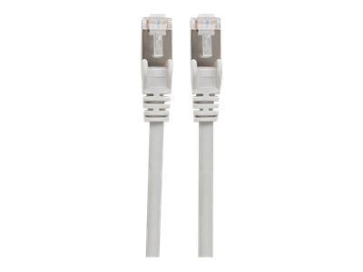 Intellinet Network Patch Cable, Cat6, 2m, Grey, Copper, S/FTP, LSOH / LSZH, PVC, RJ45, Gold Plated Contacts, Snagless, Booted, Lifetime Warranty, Polybag - Cordon de raccordement - RJ-45 (M) pour RJ-45 (M) - 2 m - SFTP, PiMF - CAT 6 - sans...