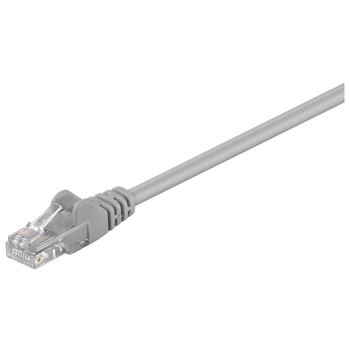 Goobay 68337 câble de réseau Gris 0,5 m Cat5e U/UTP (UTP)