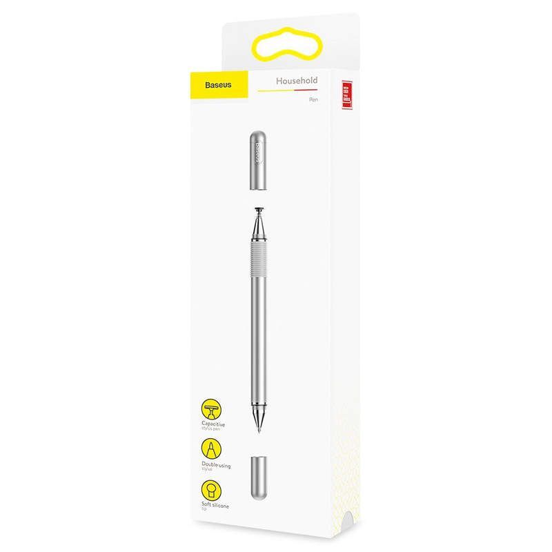 Baseus Tablet Tool Pen Golden Cudgel Capacitive Stylus Pen Silver (ac
